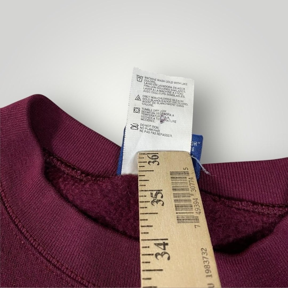 Vintage Pooh Sweatshirt Womens 2X‎ Burgundy Fall Bears Leaves Disney 90s - Picture 5 of 10